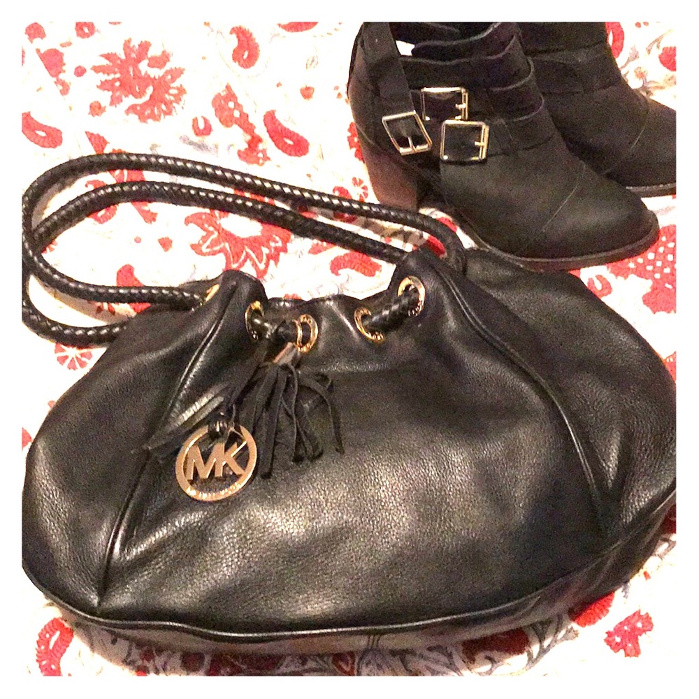 Authentic Michael Kors Leather Handbag